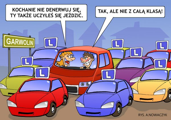 Liczba aut nauki jazdy na ulicach Garwolina zdecydowanie zwiększyła się w połowie 2014 roku, kiedy utworzono filię Wojewódzkiego Ośrodka Ruchu Drogowego.